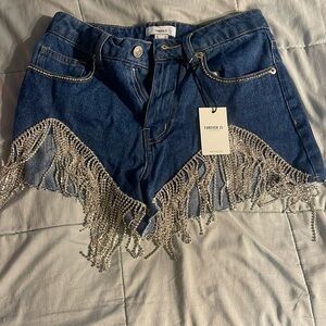 Forever 21 denim shorts.